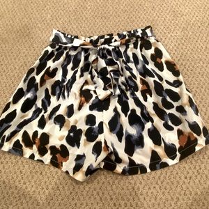 Cheetah Print Shorts